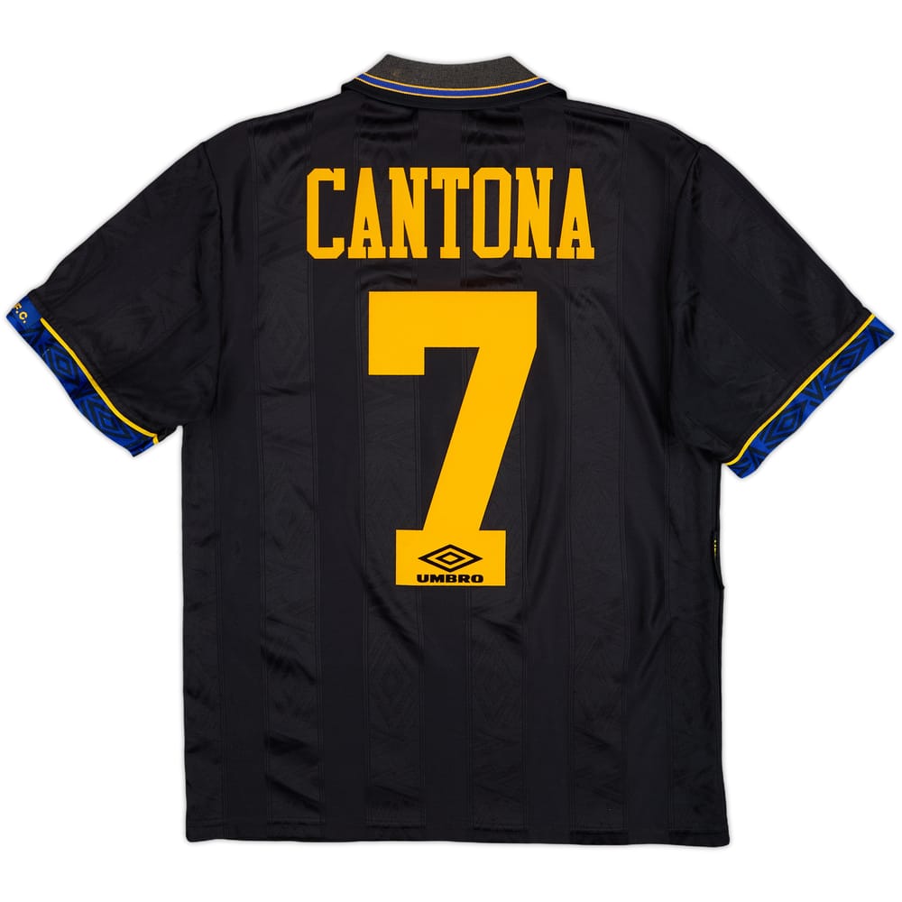 1993-95 Manchester United Away Shirt Cantona #7 - 7/10 - (S)