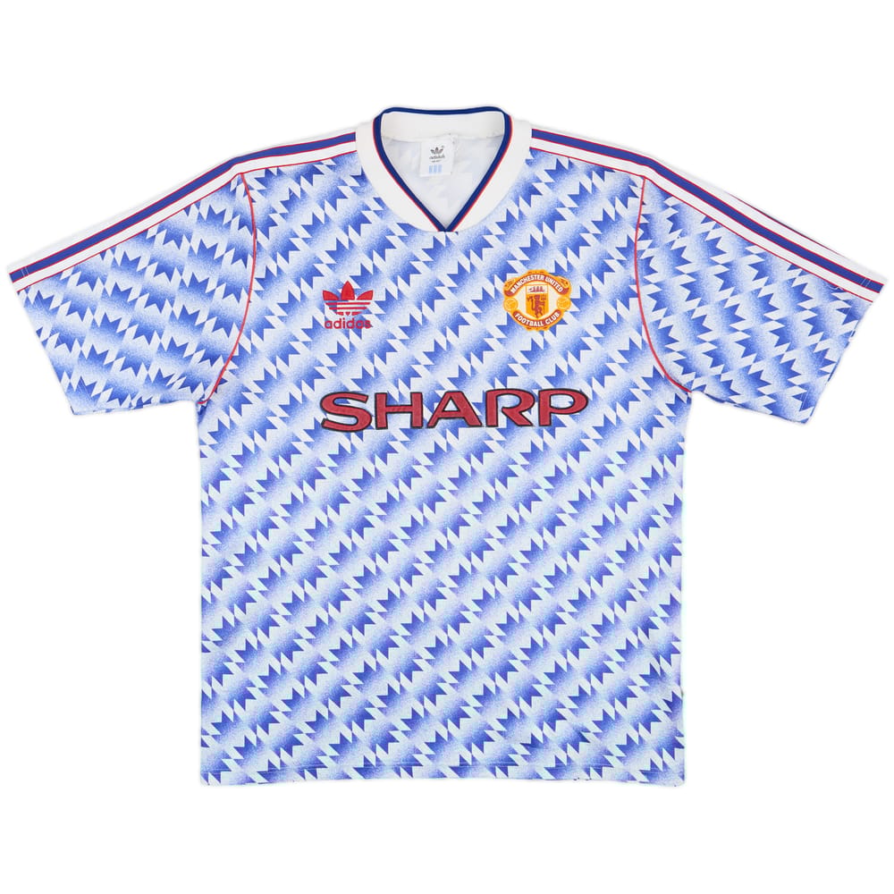1990-92 Manchester United Away Shirt - 8/10 - (M)