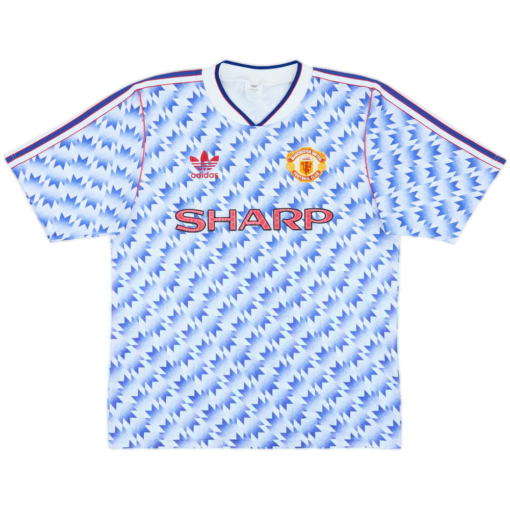 1990-92 Manchester United Away Shirt - 8/10 - (M)
