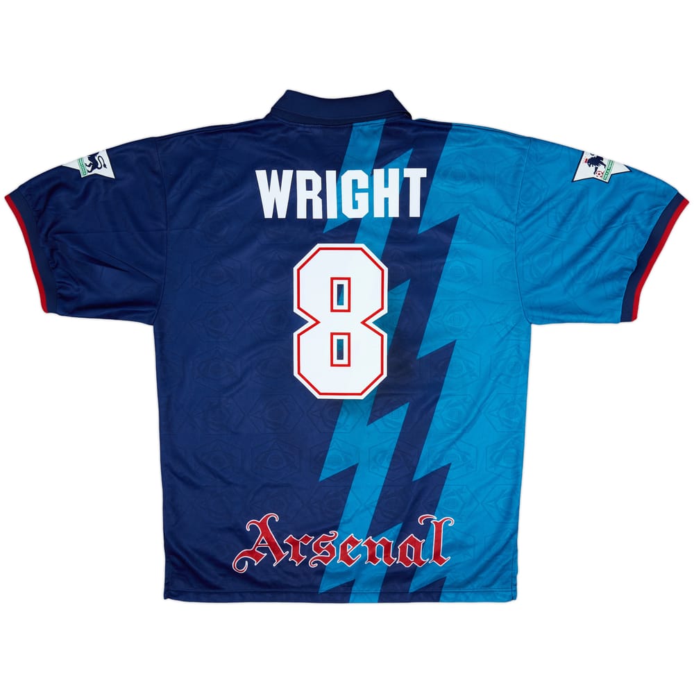 1995-96 Arsenal Away Shirt Wright #8 - 9/10 - (XXL)