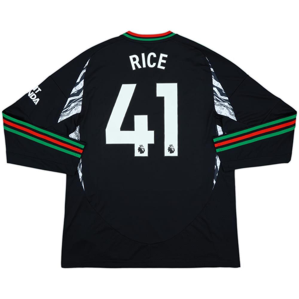 2024-25 Arsenal Away L/S Shirt Rice #41 (XL)