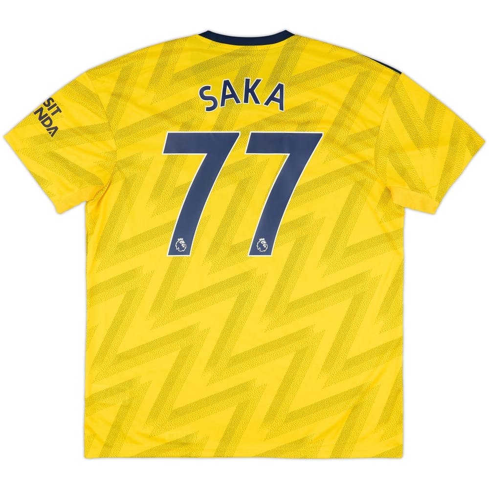 2019-20 Arsenal Away Shirt Saka #77 (XL)