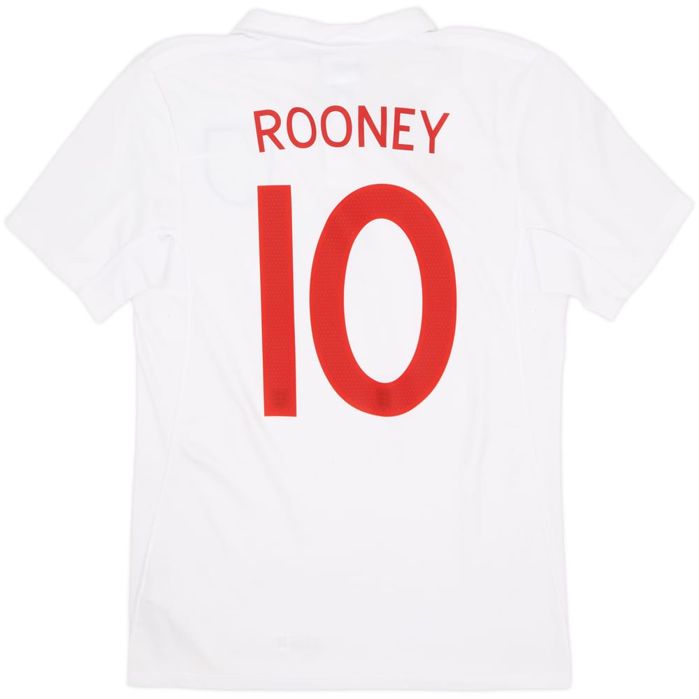 2009-10 England Home Shirt Rooney #10 (M)