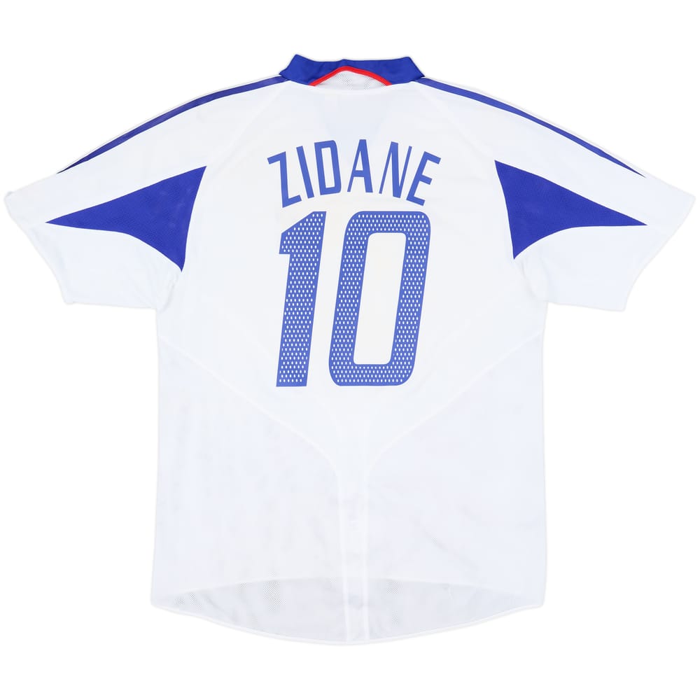 2004-06 France Away Shirt Zidane #10 - 6/10 - (L)