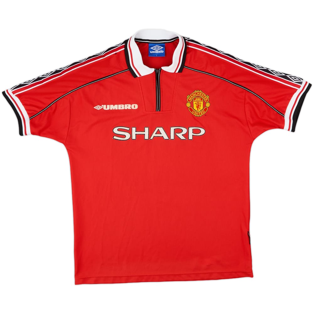 1998-00 Manchester United Home Shirt - 5/10 - (L)