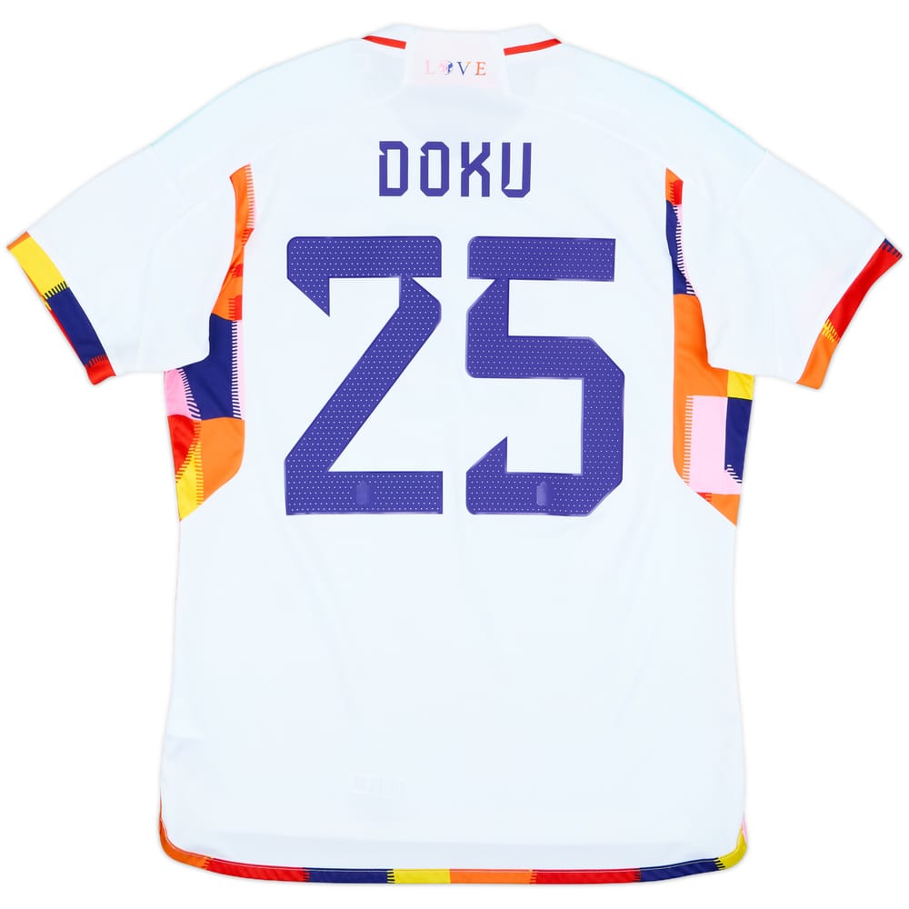 2022-23 Belgium Away Shirt Doku #25 - 8/10 - (L)