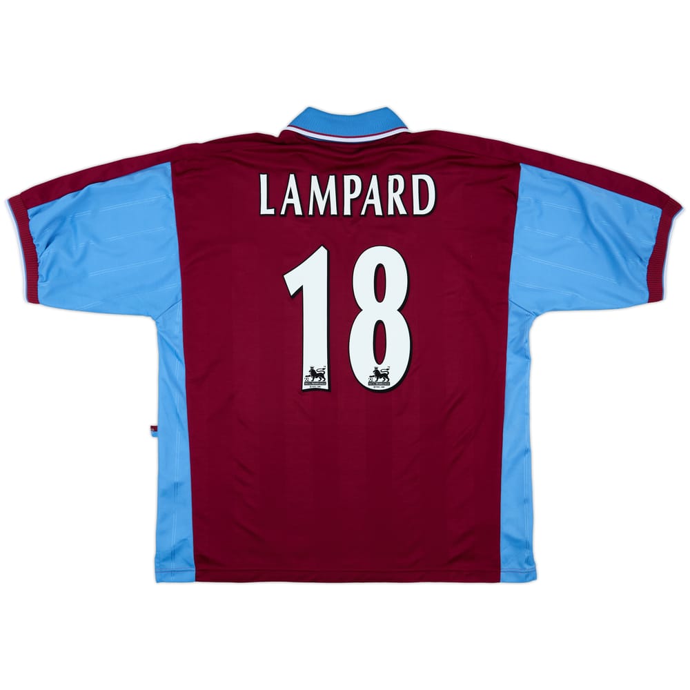 1997-98 West Ham Home Shirt Lampard#18 - 7/10 - (XXL)