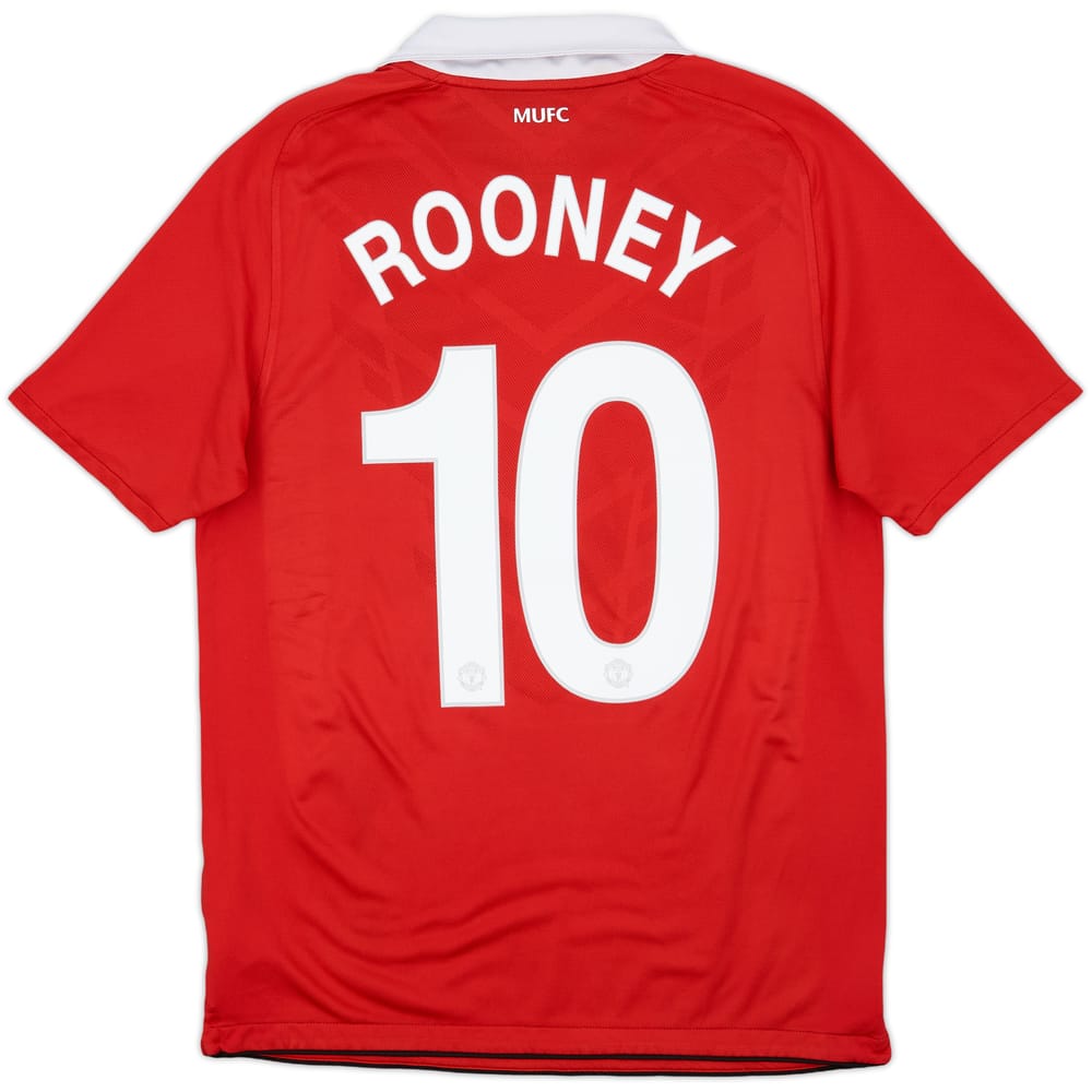 2010-11 Manchester United Home Shirt Rooney #10 - 7/10 - (M)