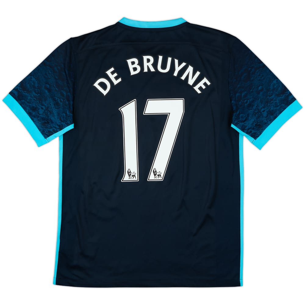 2015-16 Manchester City Away Shirt De Bruyne #17 - 8/10 - (M)