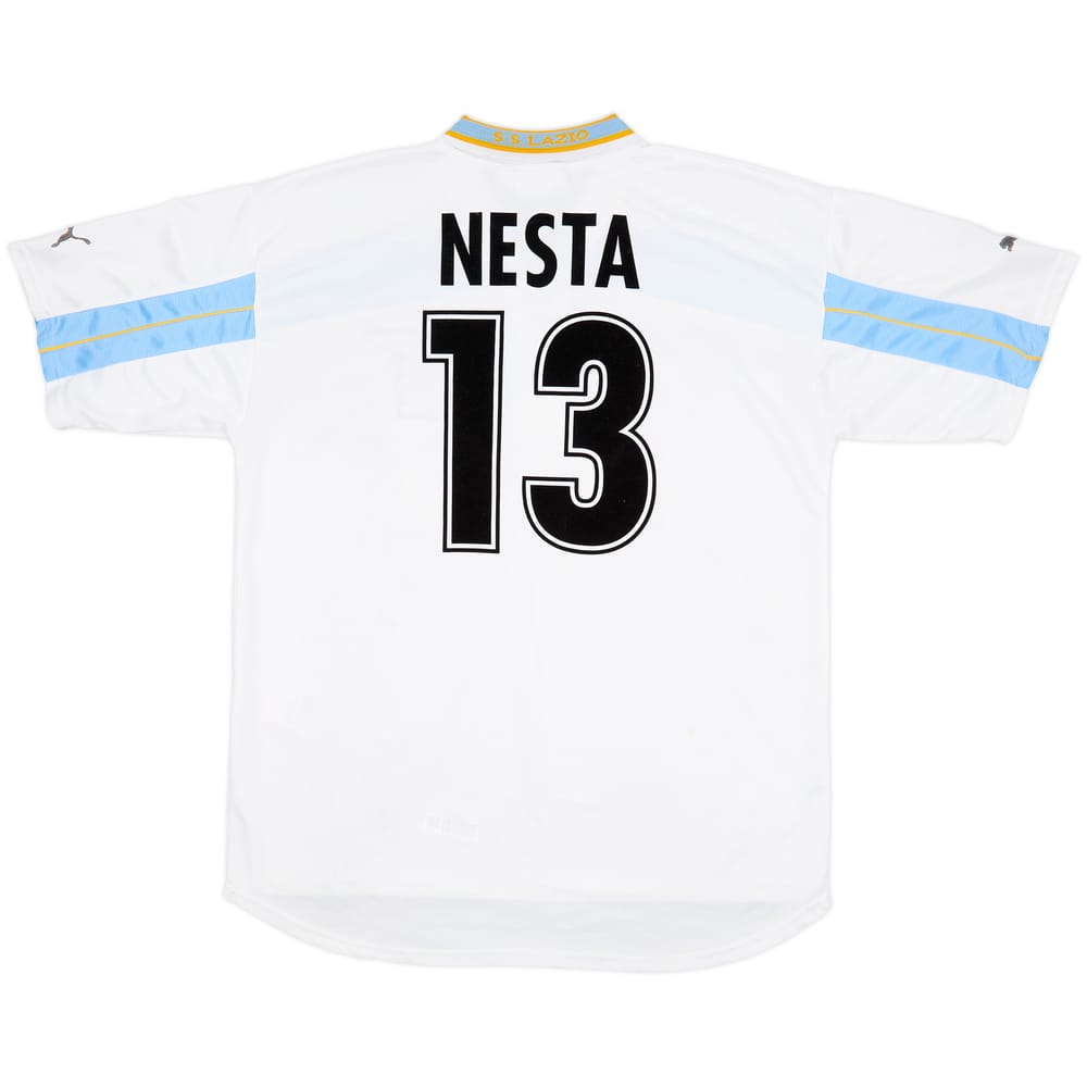 1999-00 Lazio Centenary Home Shirt Nesta #13 - 6/10 - (XXL)