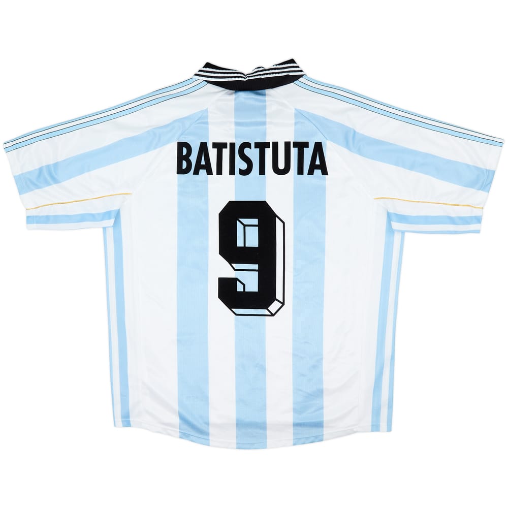 1998-99 Argentina Home Shirt Batistuta #9 - 7/10 - (XL)