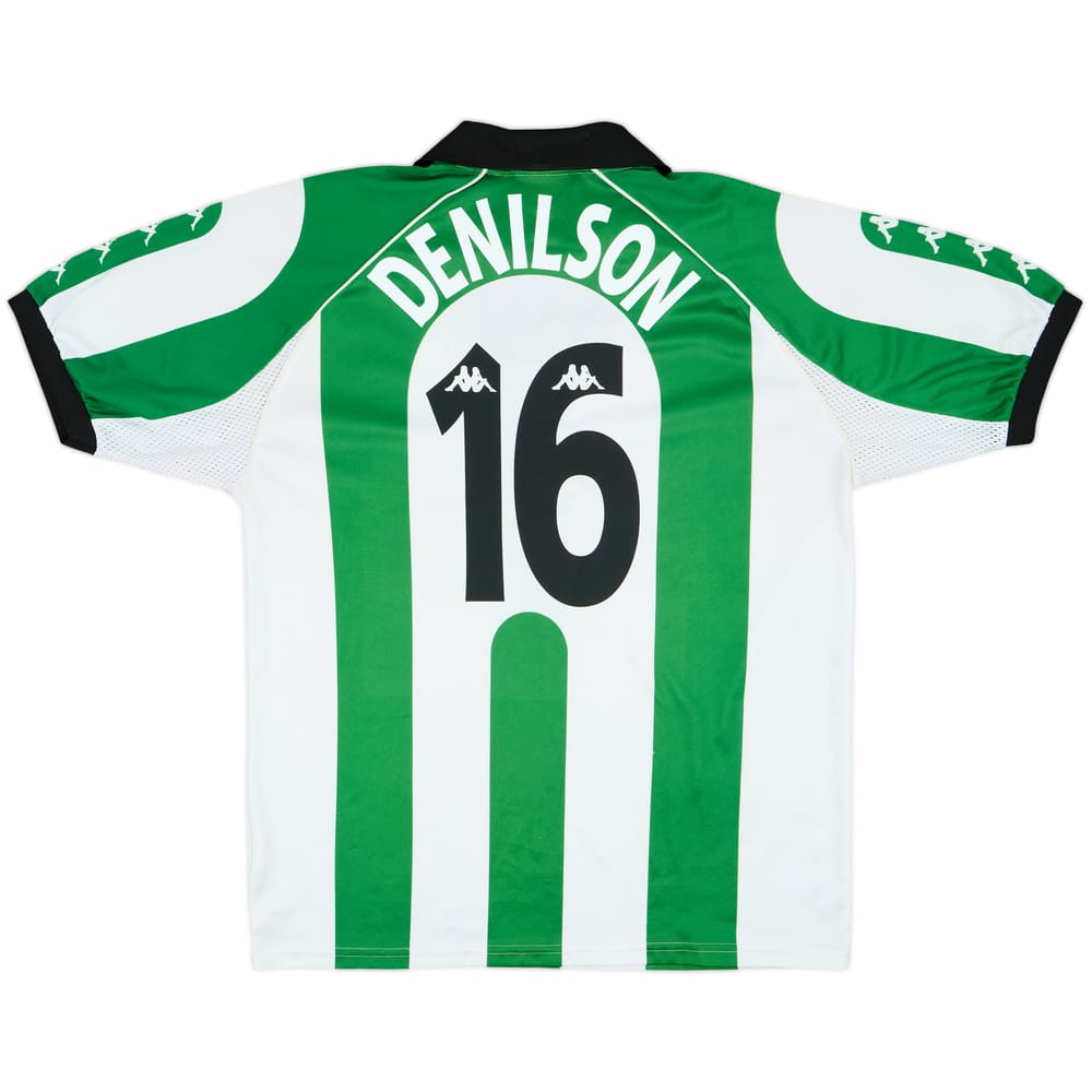1998-99 Real Betis Home Shirt Denilson #16 - 6/10 - (XL)