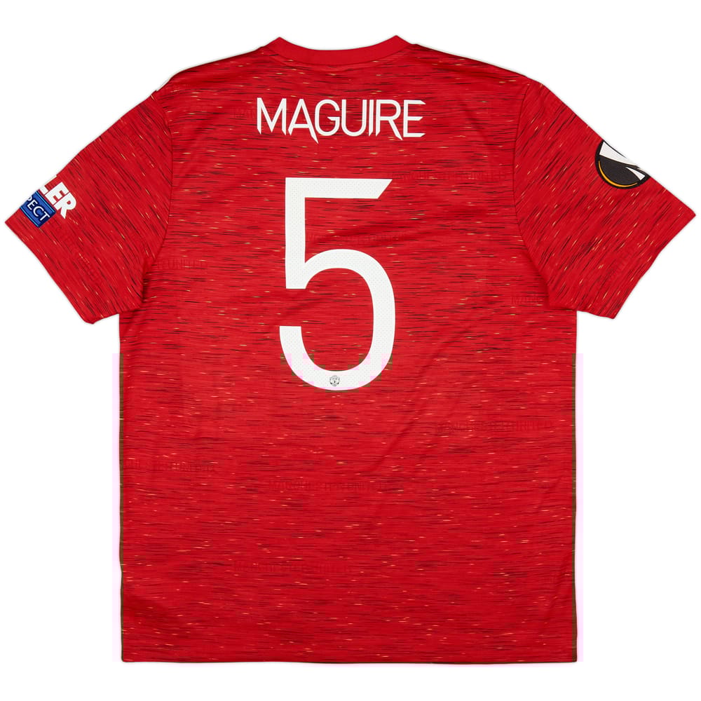 2020-21 Manchester United Europa League Final Home Shirt Maguire #5 - 10/10 - (XL)
