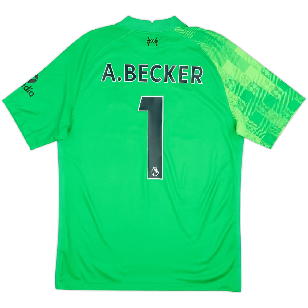 2021-22 Liverpool GK Shirt A.Becker #1 - 10/10 - (M)