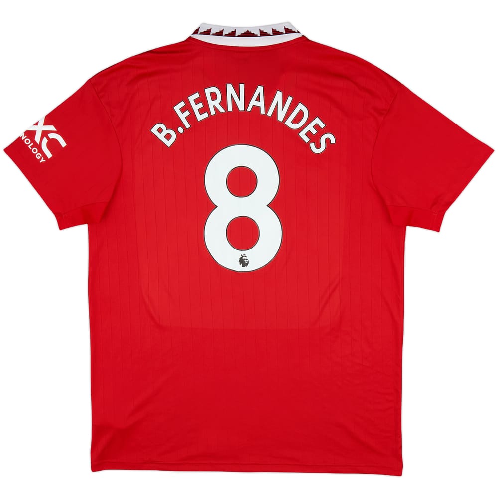 2022-23 Manchester United Home Shirt B.Fernandes #8 - 8/10 - (XL)