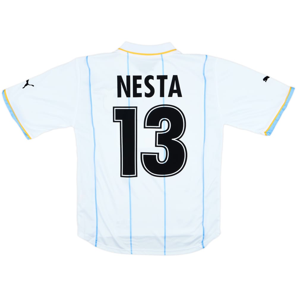 2001-02 Lazio European Home Shirt Nesta #13 - 8/10 - (S)