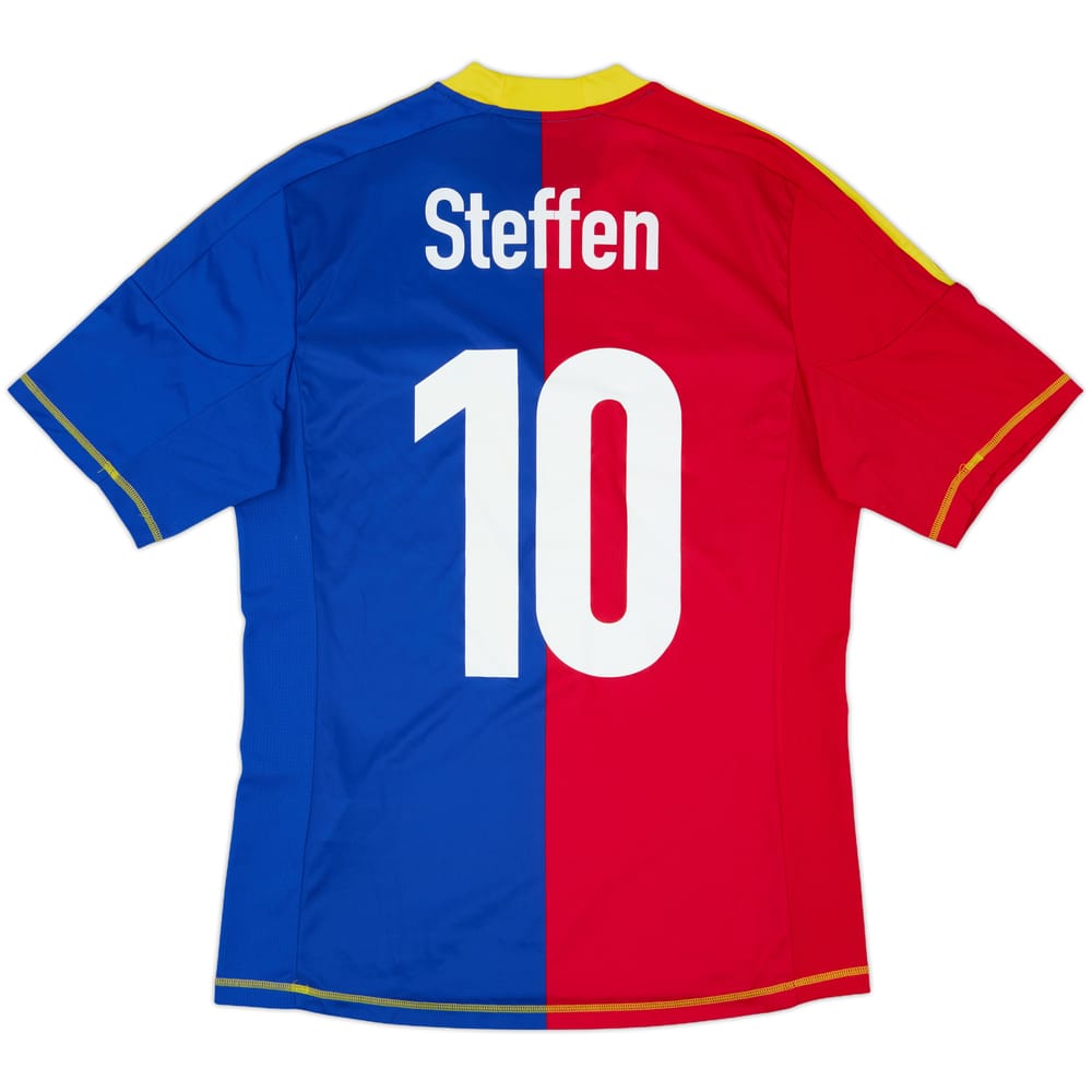 2012-13 FC Basel Home Shirt Steffen #10 - 8/10 - (M)