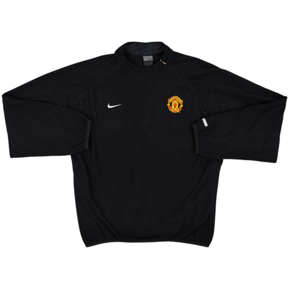 2002-03 Manchester United Nike 1/4 Zip Fleece Top - 8/10 - (L)