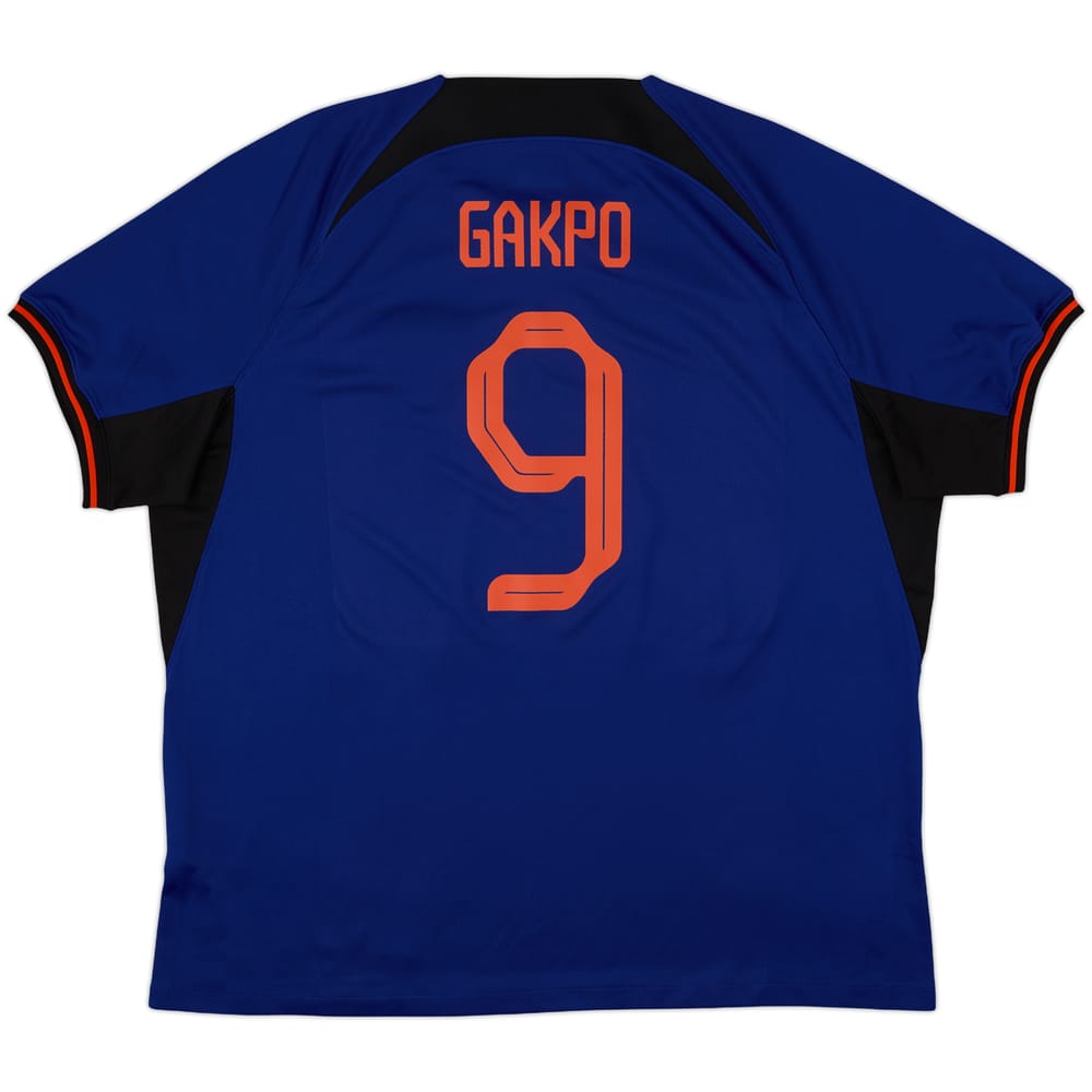2022-23 Netherlands Away Shirt Gakpo #9 - 10/10 - (XXL)