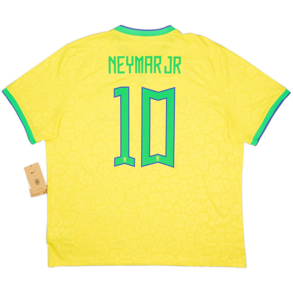 2022-23 Brazil Home Shirt Neymar Jr #10 (XXL)