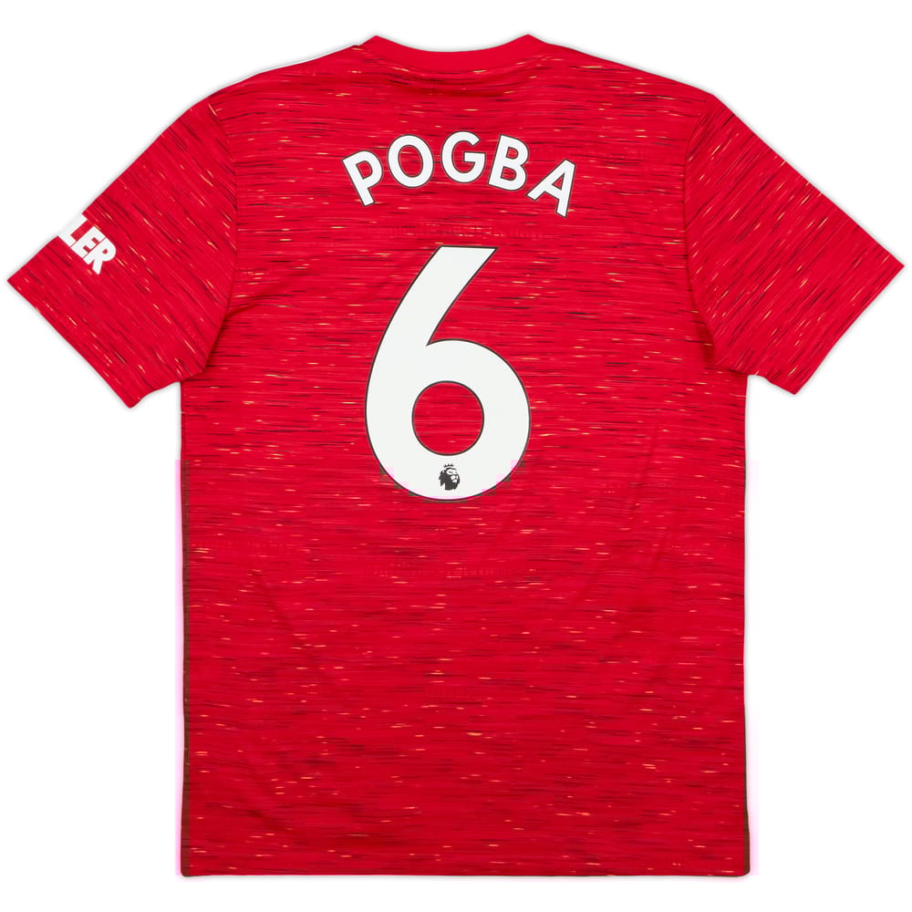 2020-21 Manchester United Home Shirt Pogba #6 - 9/10 - (M)