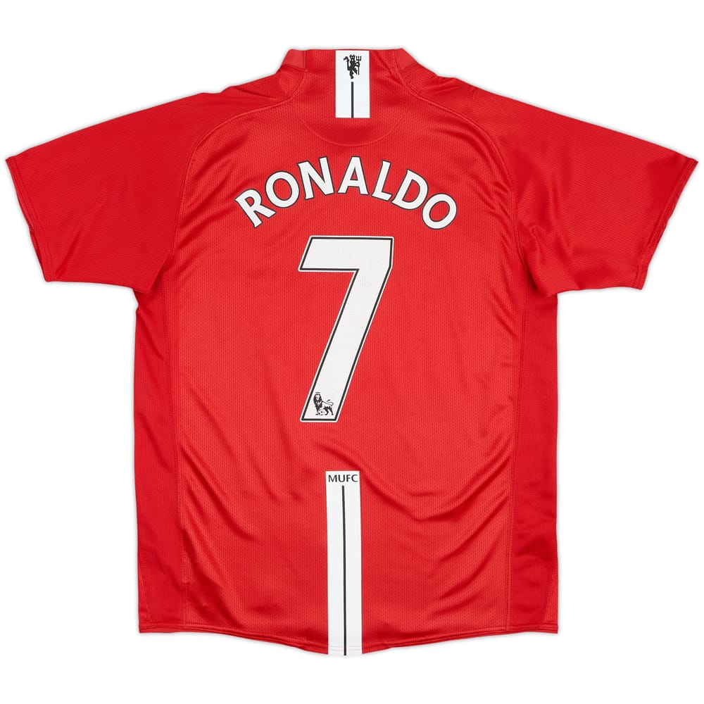 2007-09 Manchester United Home Shirt Ronaldo #7 - 6/10 - (M)