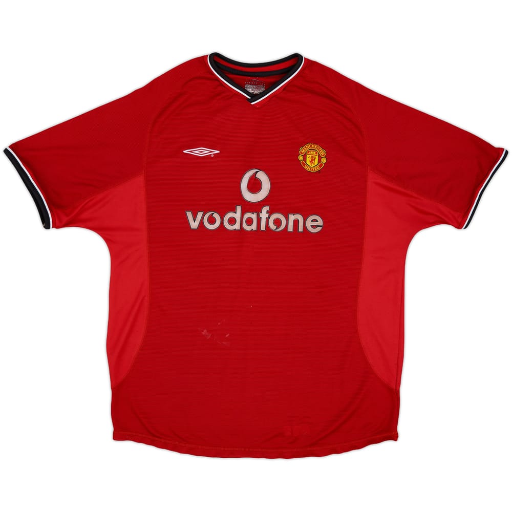 2000-02 Manchester United Home Shirt - 5/10 - (XL)