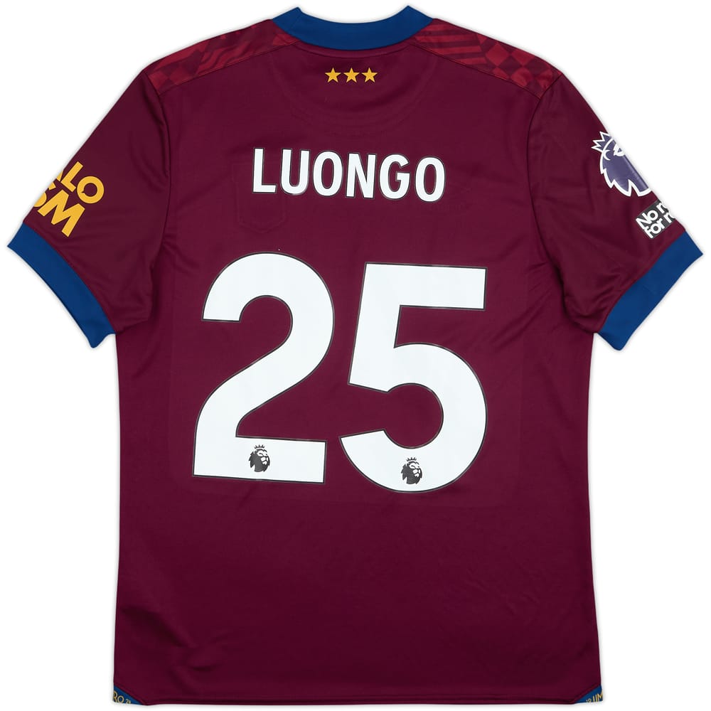 2024-25 Ipswich Match Issue Away Shirt Luongo #25