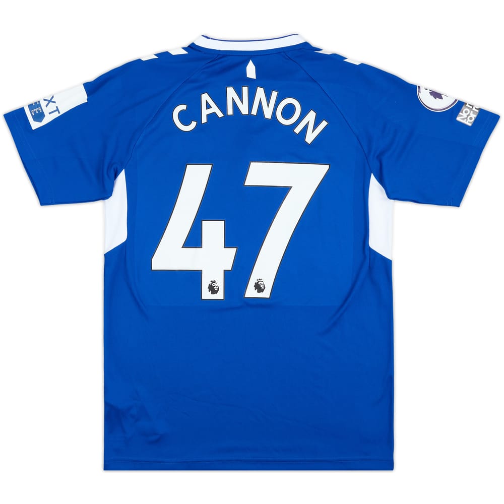 2022-23 Everton Match Issue Home Shirt Cannon #47