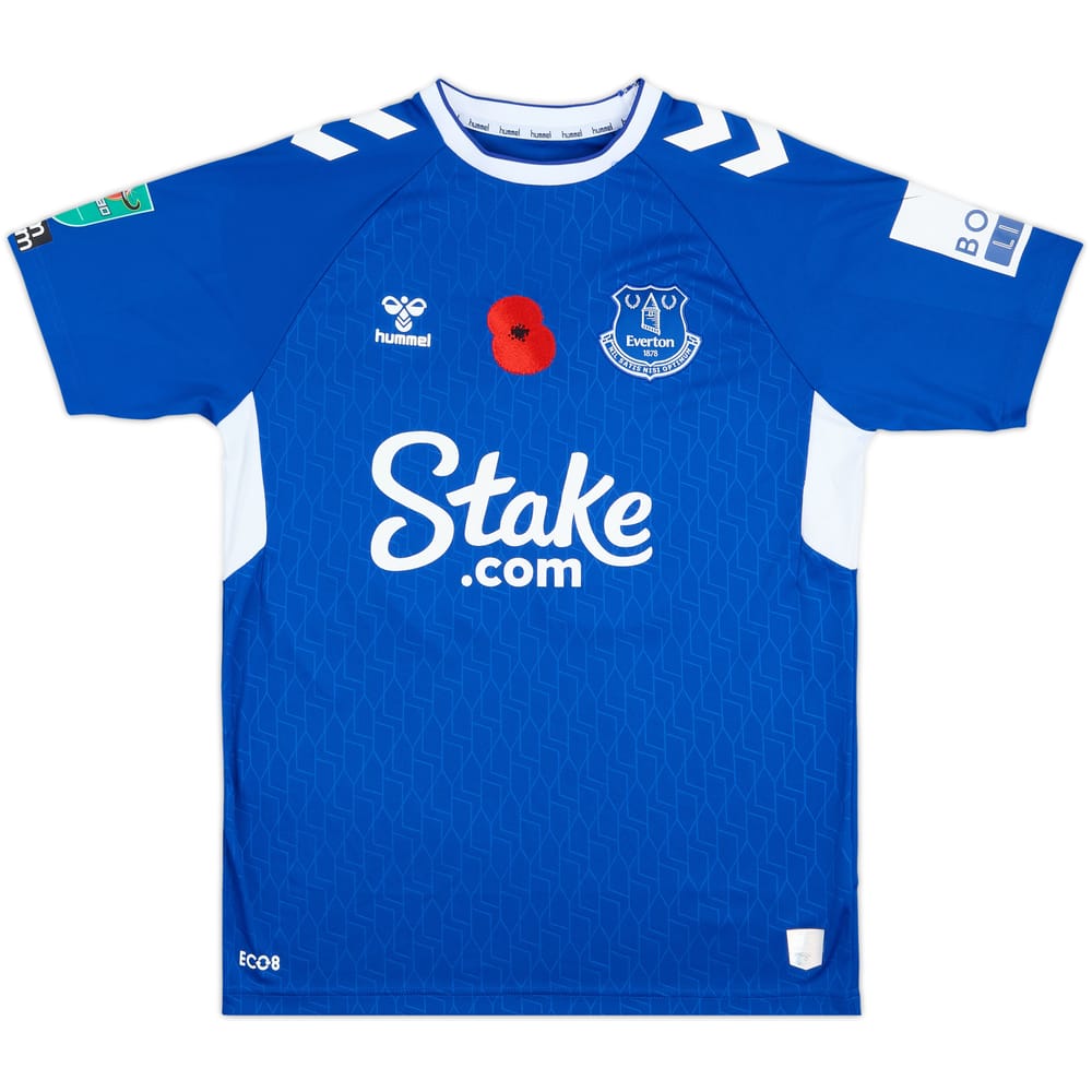 2022-23 Everton Match Issue Carabao Cup Home Shirt Rondon #33
