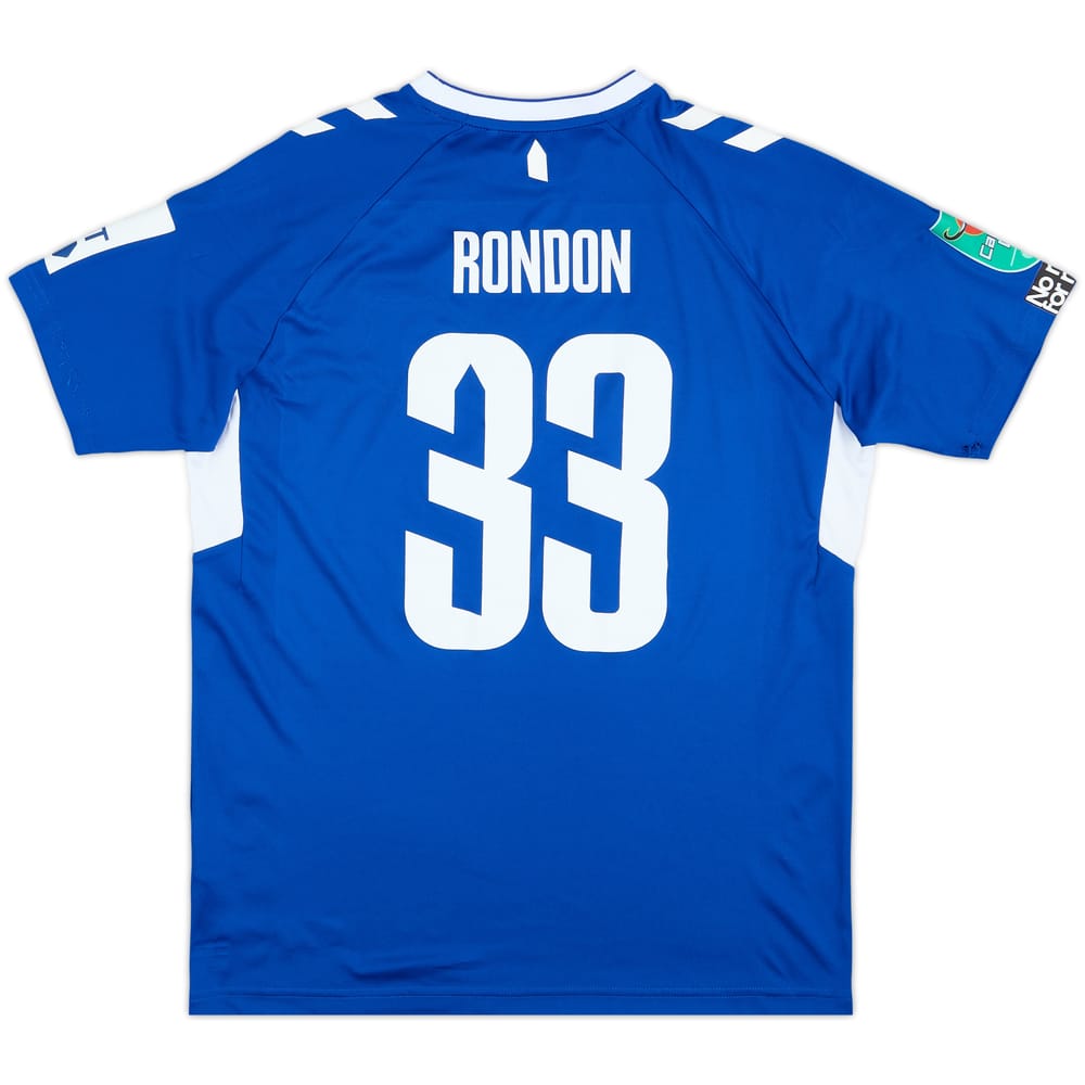 2022-23 Everton Match Issue Carabao Cup Home Shirt Rondon #33