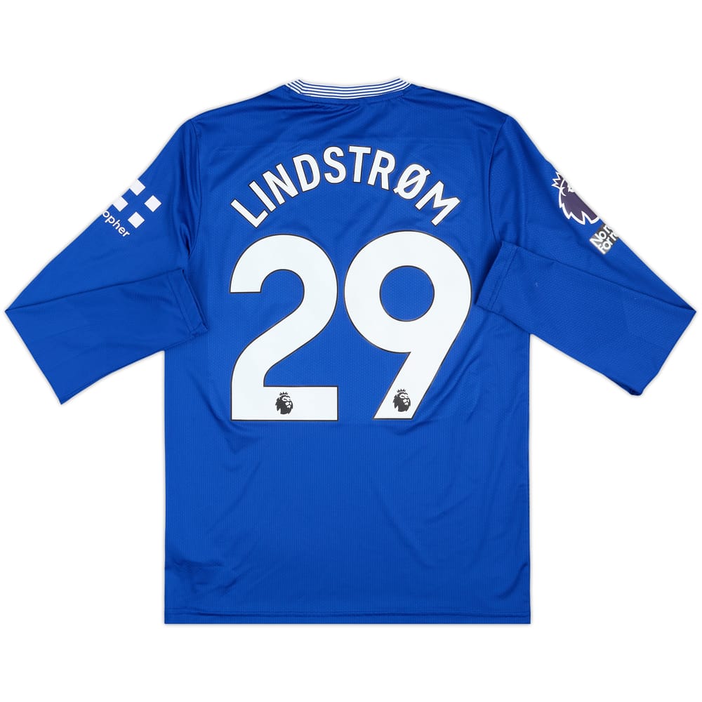 2024-25 Everton Match Issue Home L/S Shirt Lindstrom #29