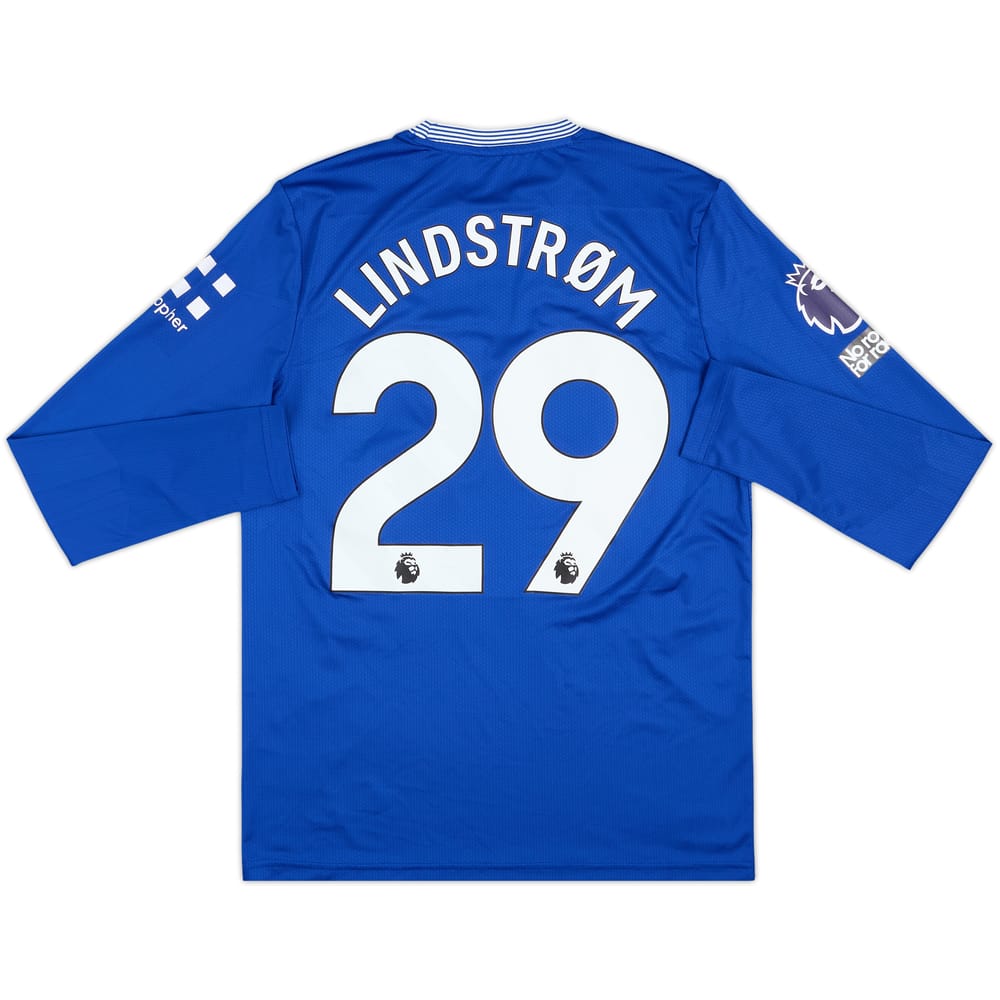 2024-25 Everton Match Issue Home L/S Shirt Lindstrom #29