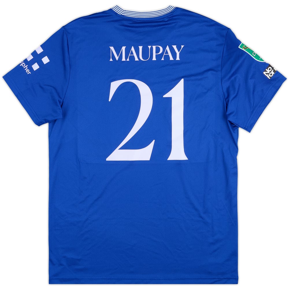 2024-25 Everton Match Issue Carabao Cup Home Shirt Maupay #21