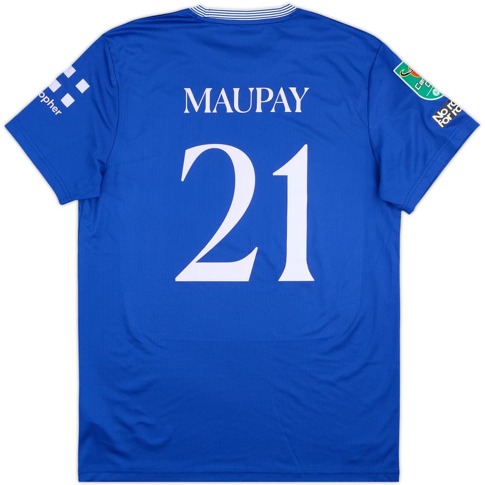 2024-25 Everton Match Issue Carabao Cup Home Shirt Maupay #21