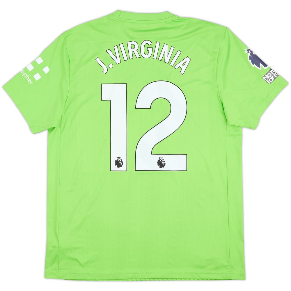 2024-25 Everton Match Issue GK Shirt J.Virginia #12