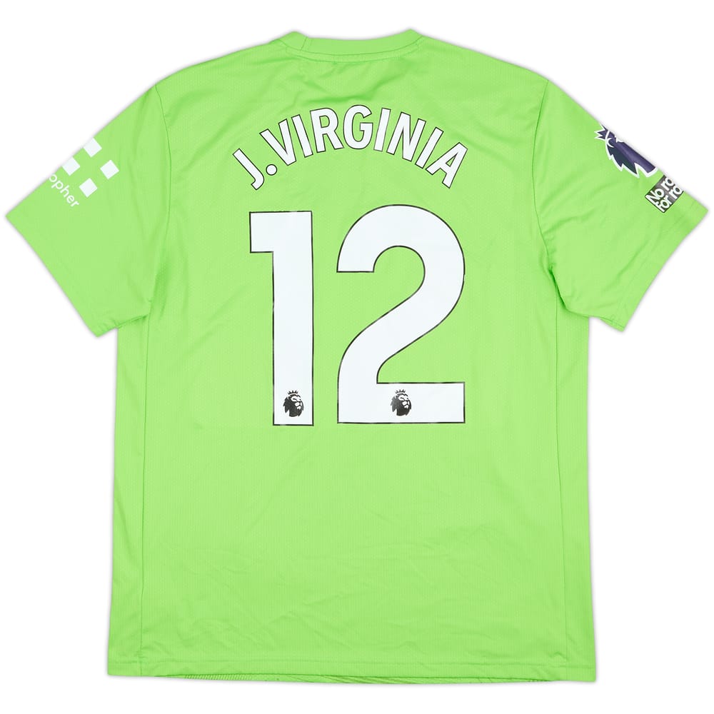 2024-25 Everton Match Issue GK Shirt J.Virginia #12