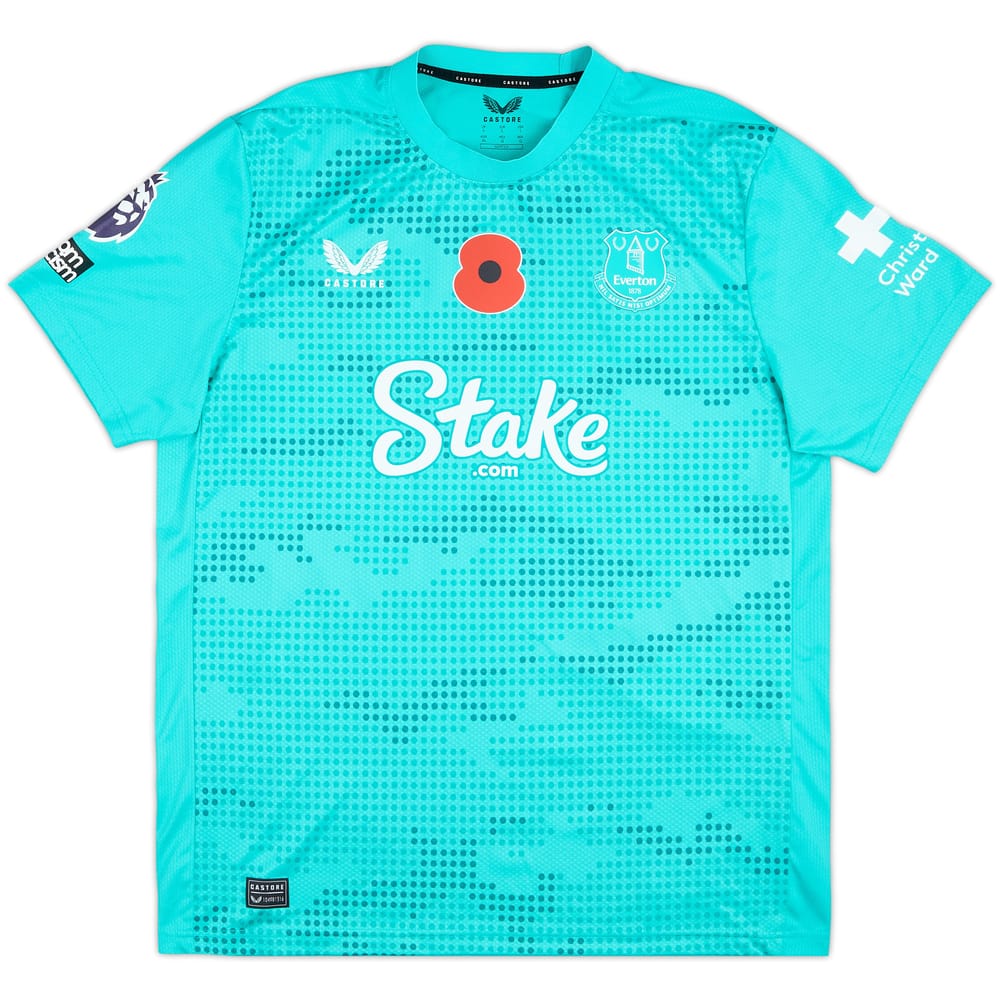 2024-25 Everton Match Issue GK Shirt J.Virginia #12