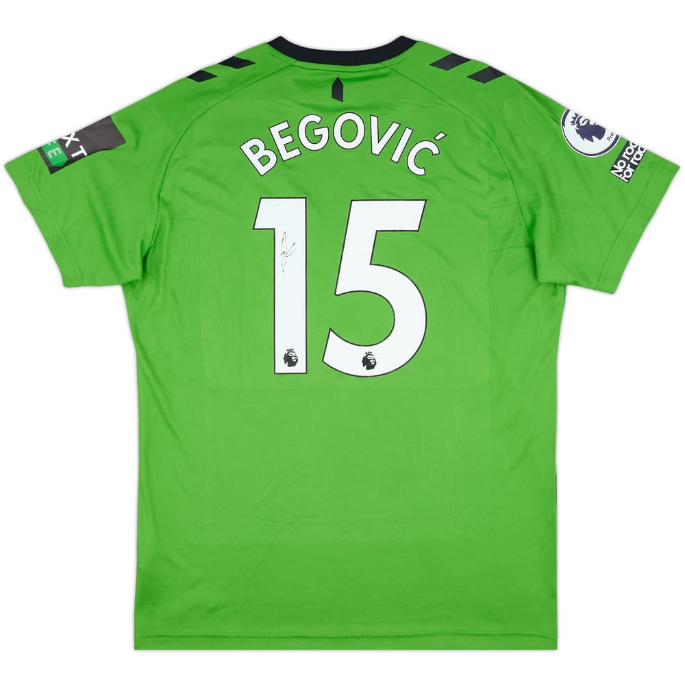 2022-23 Everton Match Issue Signed GK Shirt Begovic #15