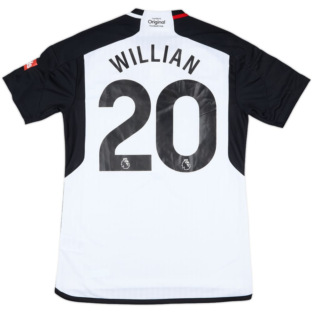 2023-24 Fulham Match Issue Home Shirt Willian #20