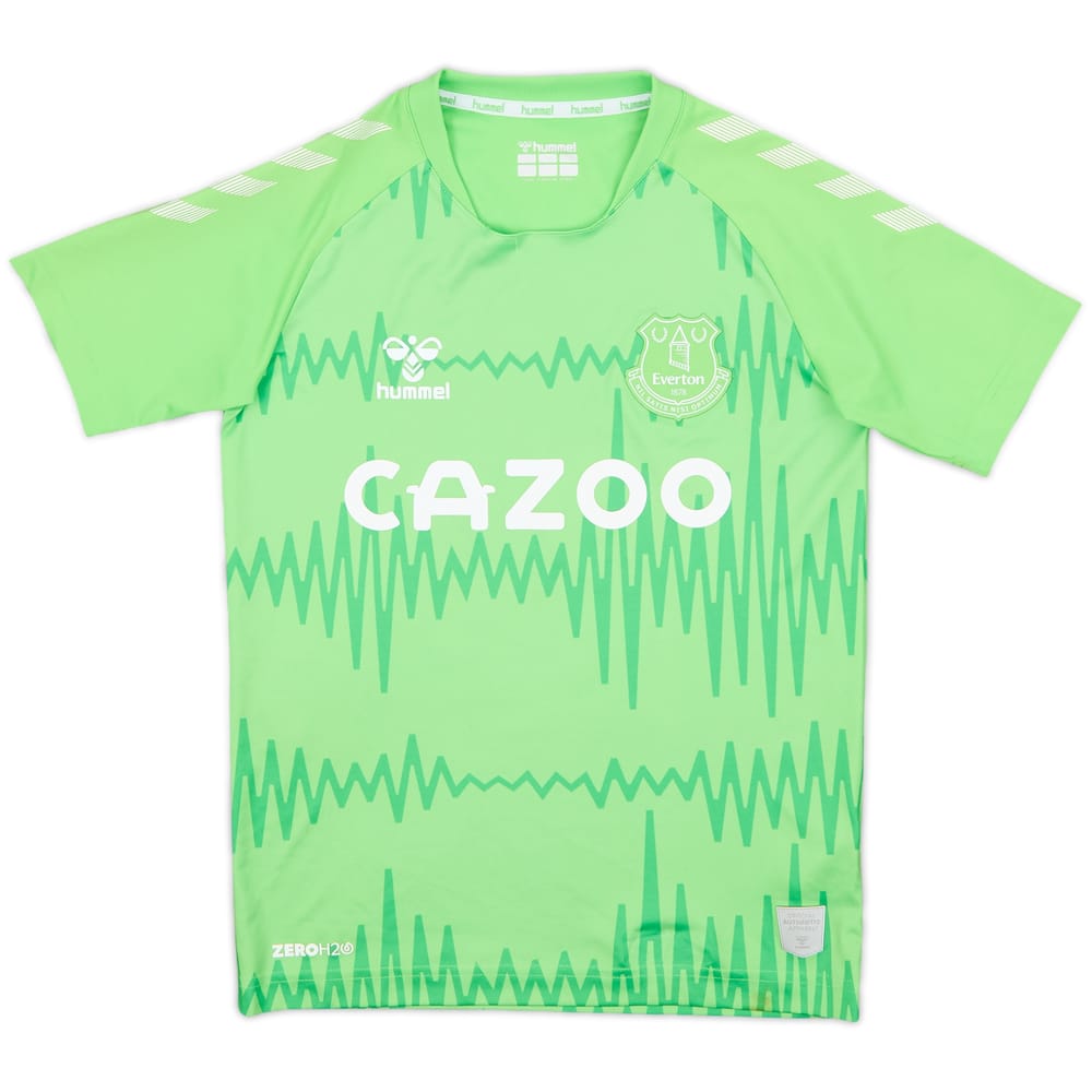 2020-21 Everton GK S/S Shirt - 8/10 - (L.Boys)