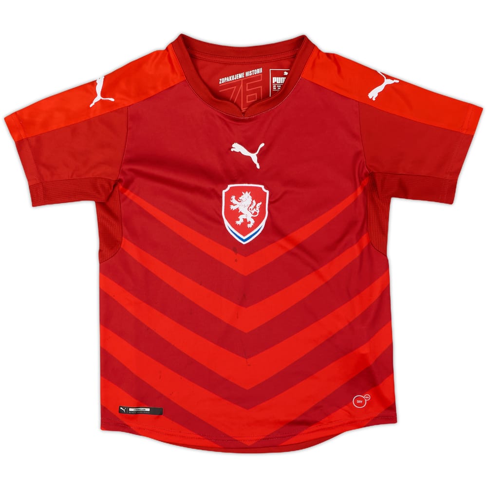 2016-17 Czech Republic Home Shirt - 5/10 - (S.Boys)