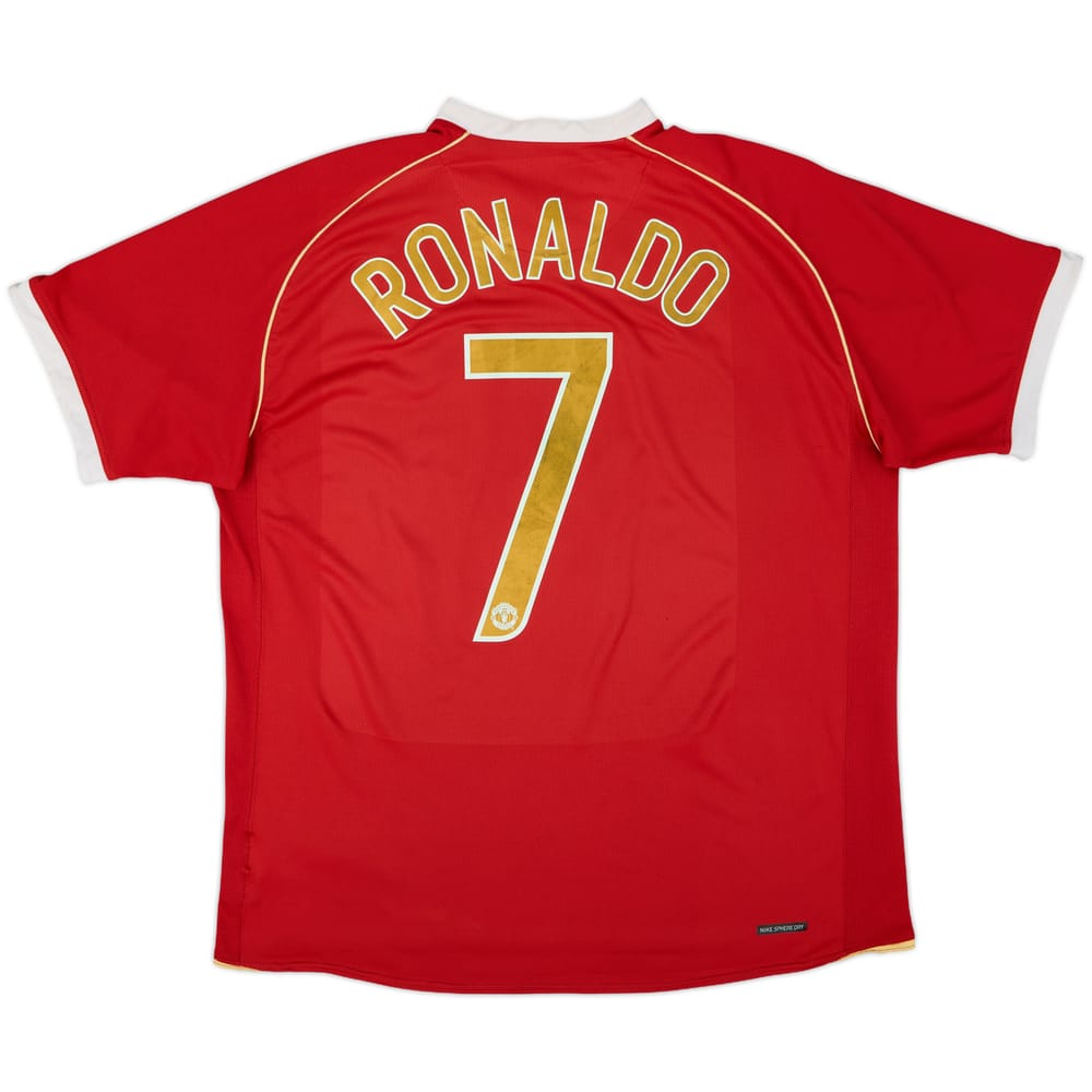 2006-07 Manchester United Home Shirt Ronaldo #7 - 5/10 - (XL)