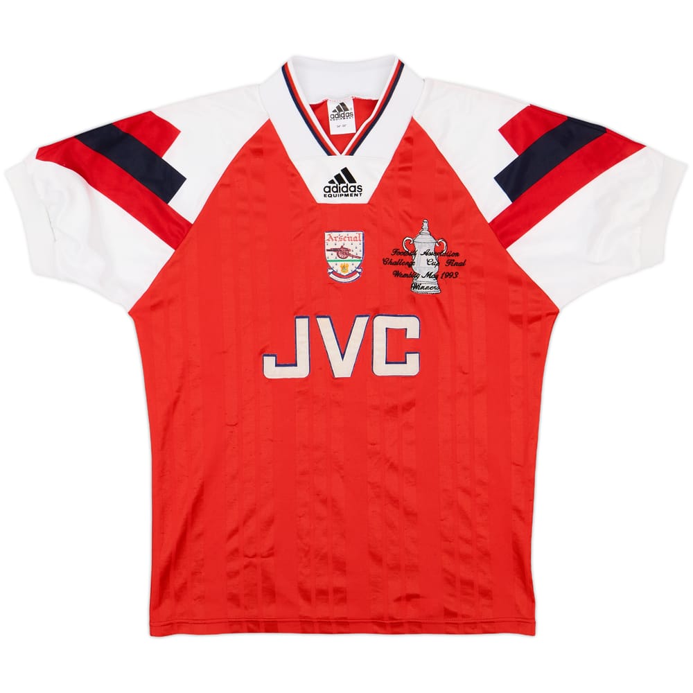 1992-94 Arsenal FA Cup Final 1993 Home Shirt - 8/10 - (S)