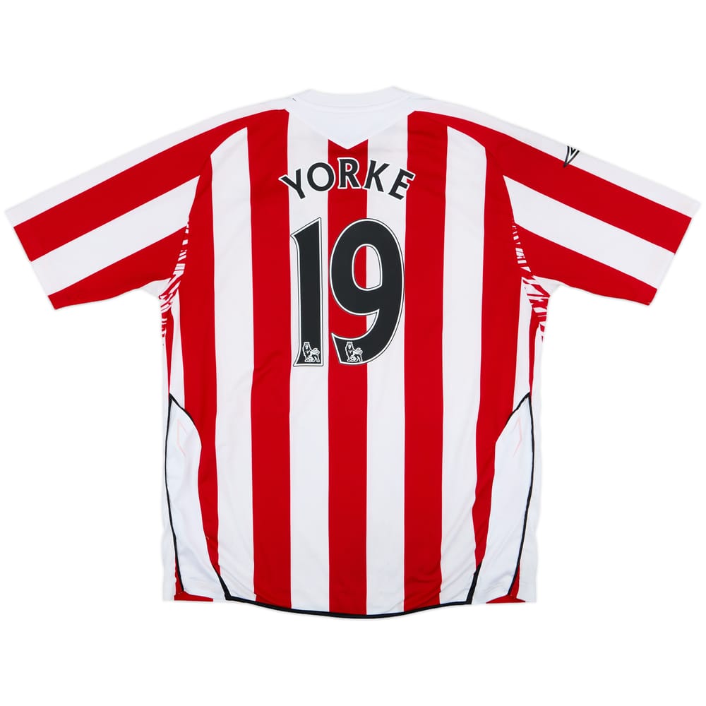 2007-08 Sunderland Home Shirt Yorke #19 - 6/10 - (XXL)