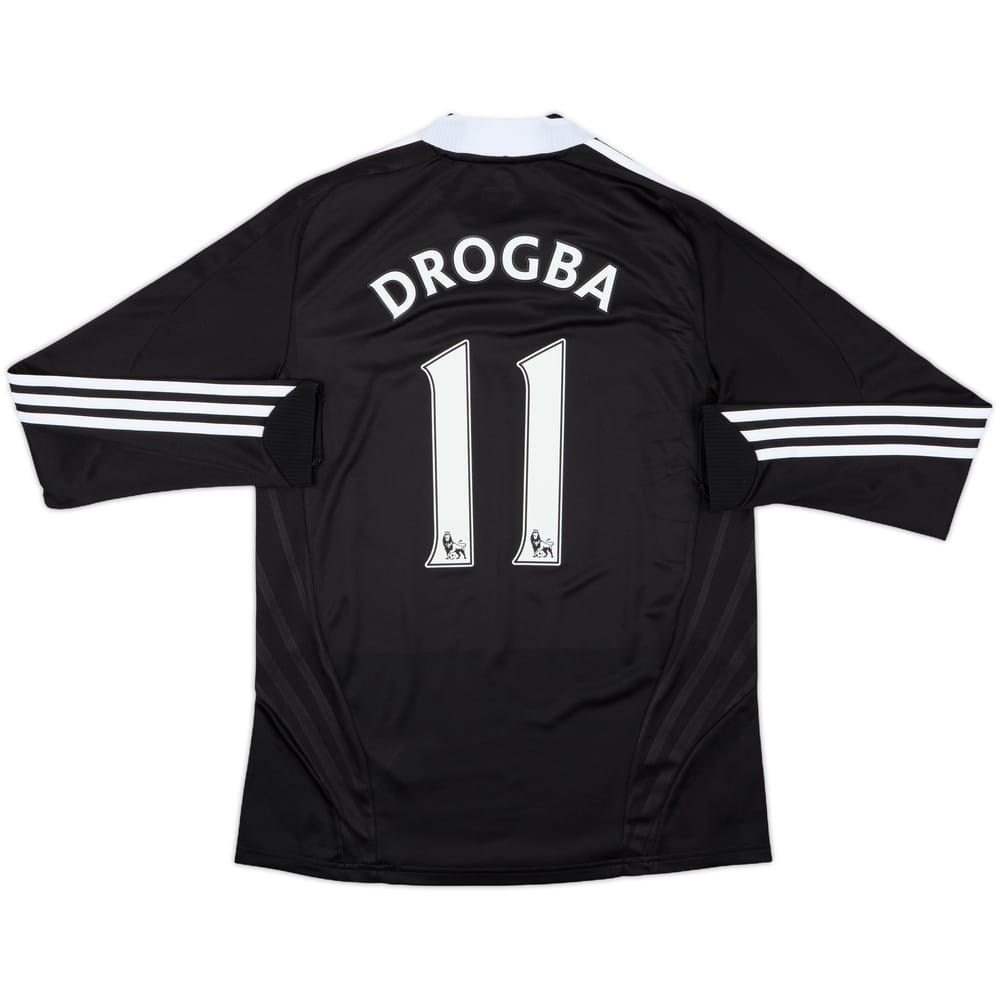 2008-09 Chelsea Away L/S Shirt Drogba #11 - 8/10 - (M)