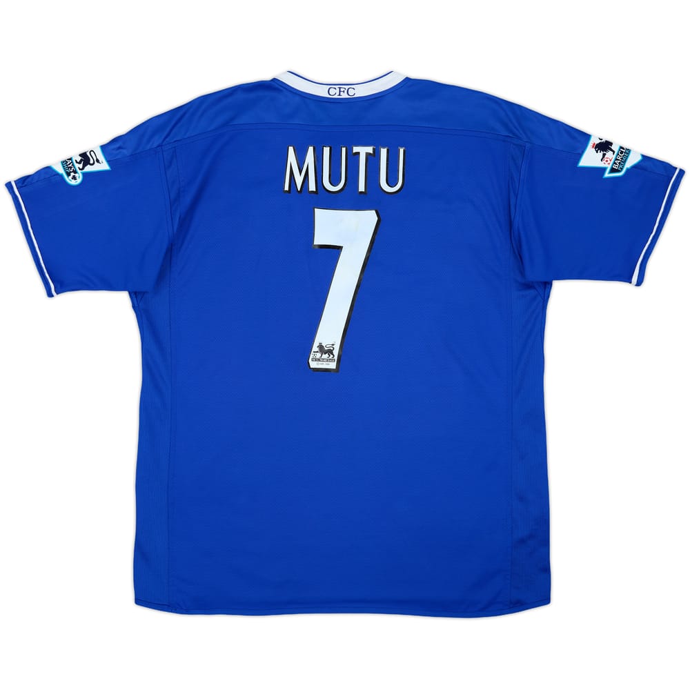 2003-05 Chelsea Home Shirt Mutu #7 - 6/10 - (XL)