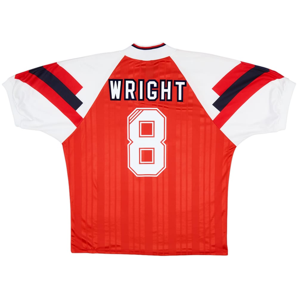 1992-94 Arsenal Home Shirt Wright #8 - 9/10 - (L)