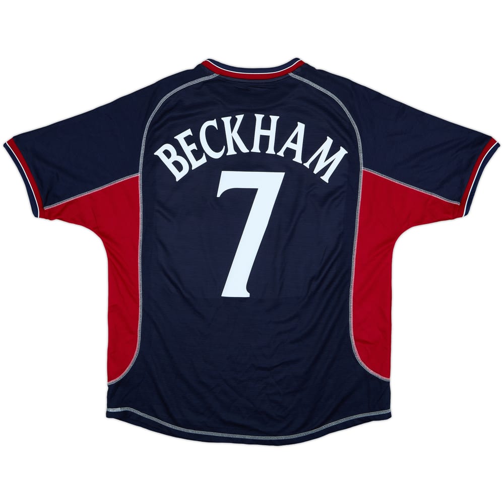 2000-01 Manchester United Third Shirt Beckham #7 - 8/10 - (XL)