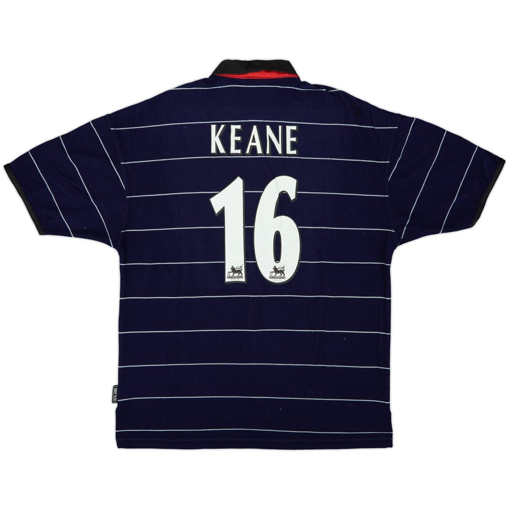 1999-00 Manchester United Away Shirt Keane #16 - 8/10 - (L)